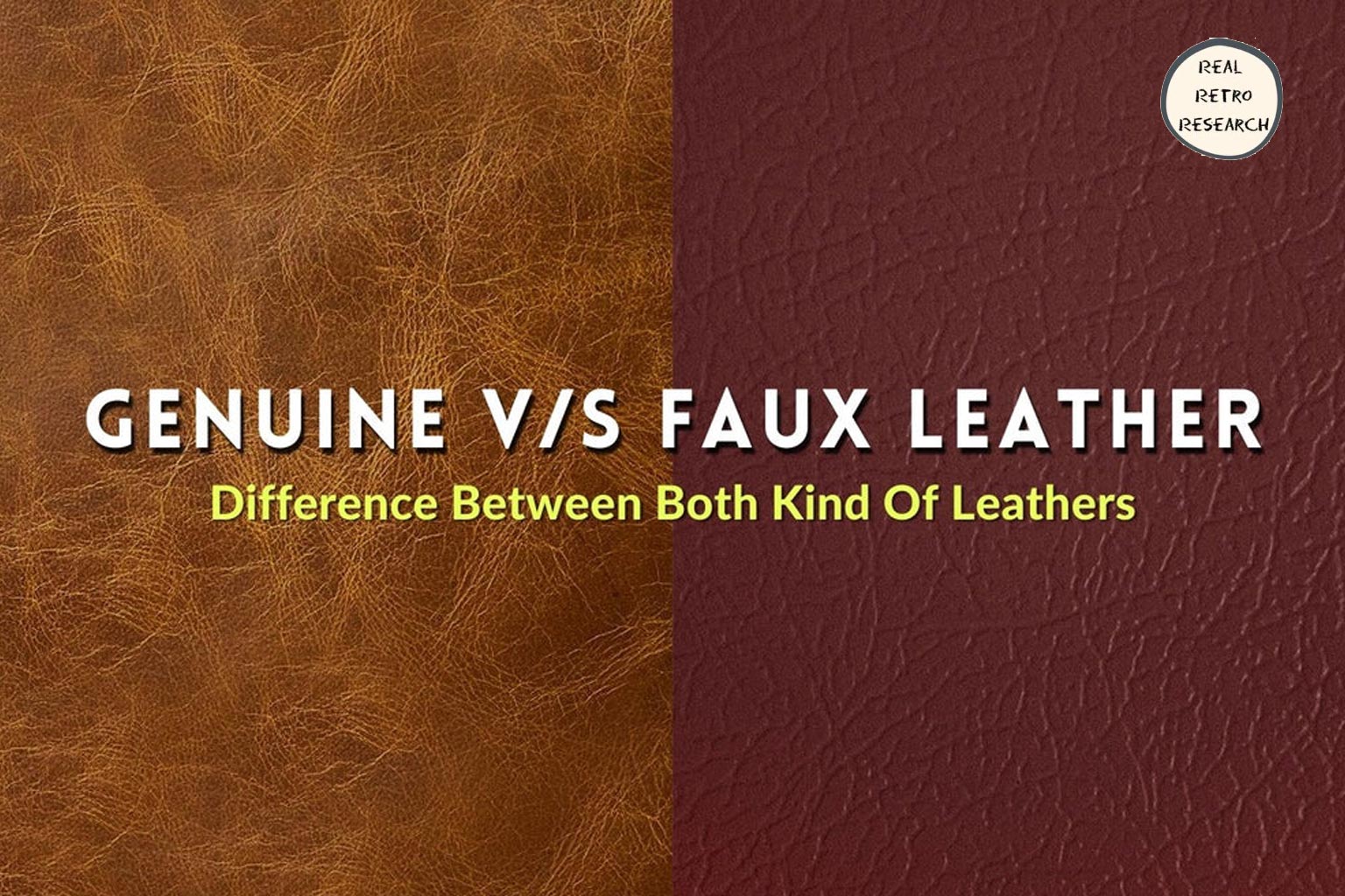 genuine leather vs faux leather